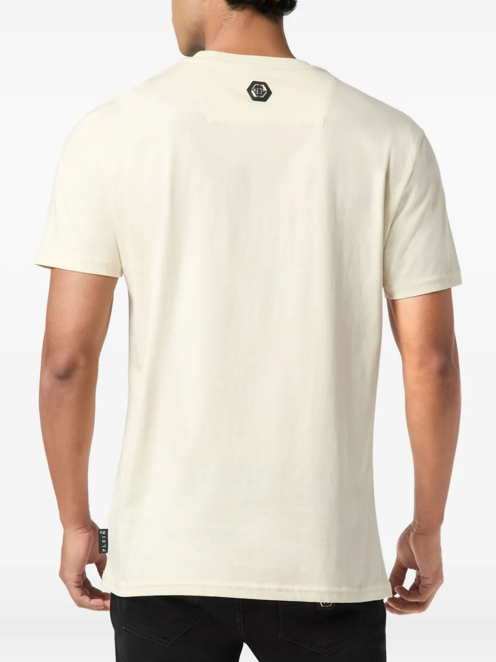 Philipp Plein College Animals T-shirt Beige