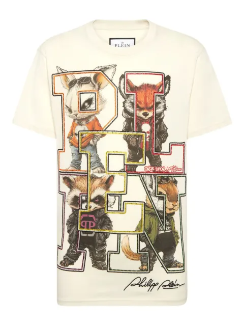 Philipp Plein College Animals T-shirt