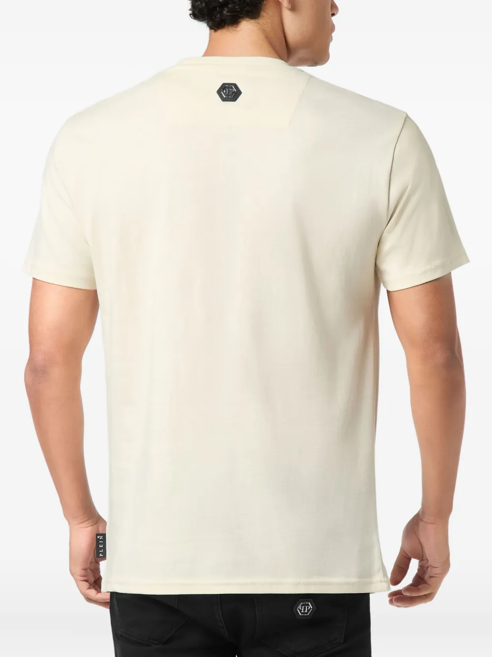 Philipp Plein T-shirt met ronde hals en eekhoornprint Beige