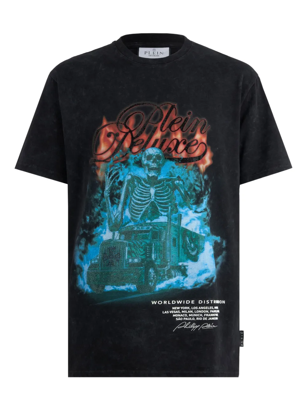 Philipp Plein round-neck graphic T-shirt - Nero