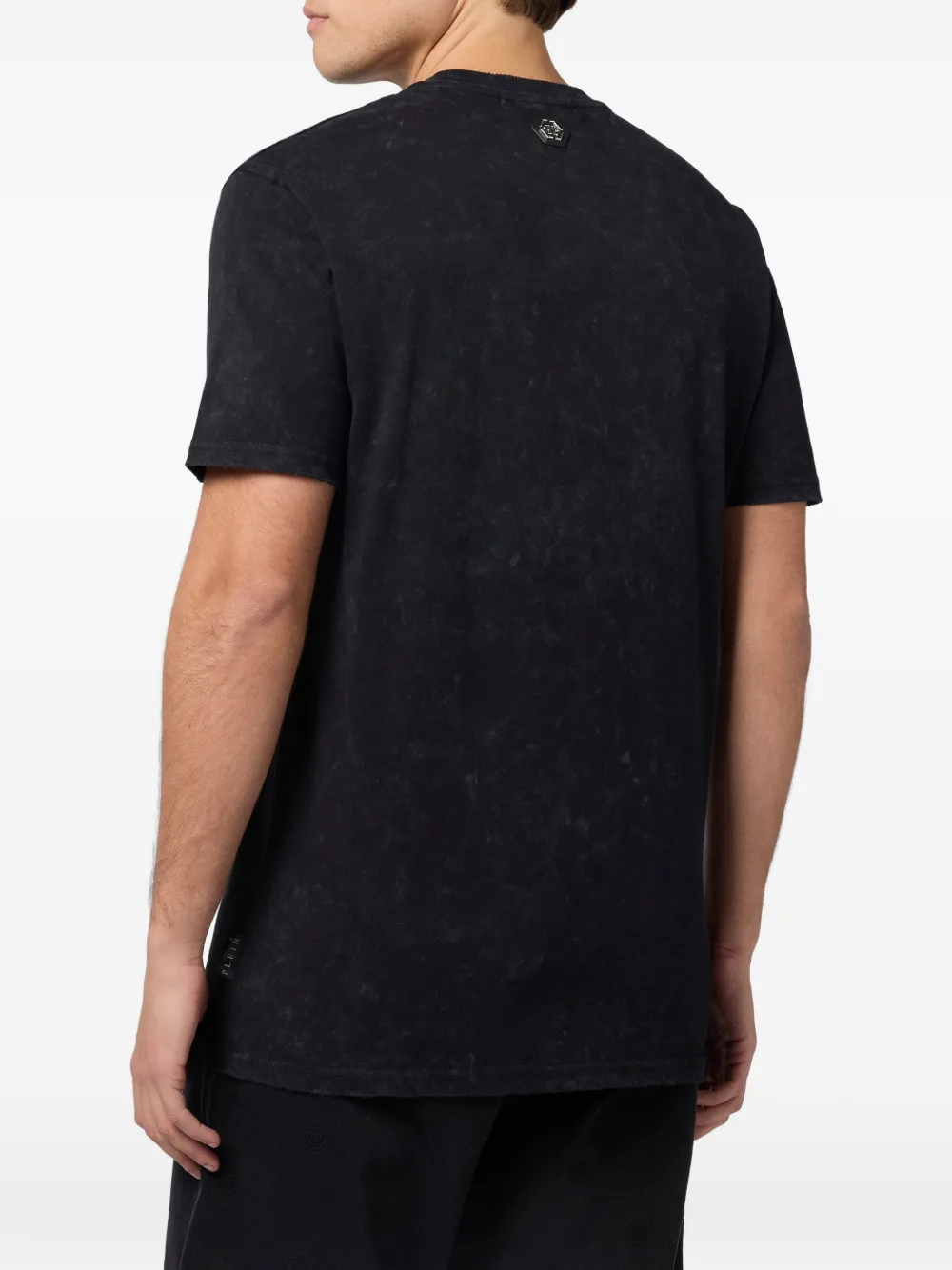 Philipp Plein T-shirt met ronde hals en grafische print Zwart