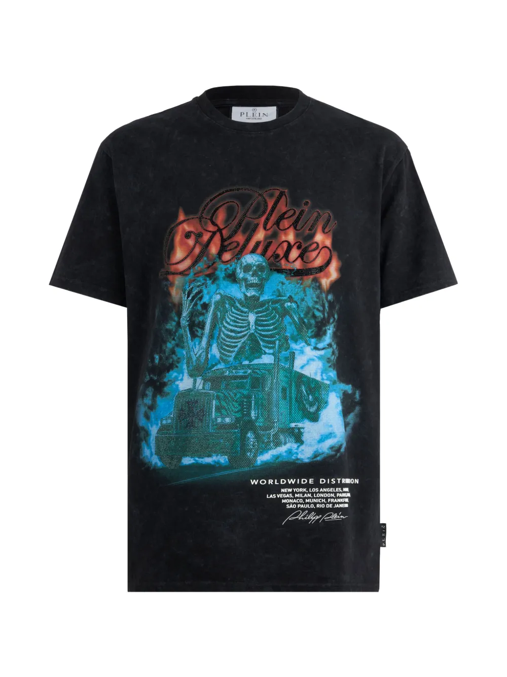 Philipp Plein round-neck graphic T-shirt - Nero
