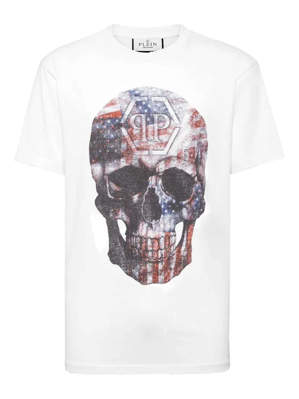 Philipp Plein Skull America T-shirt | White | Image 1