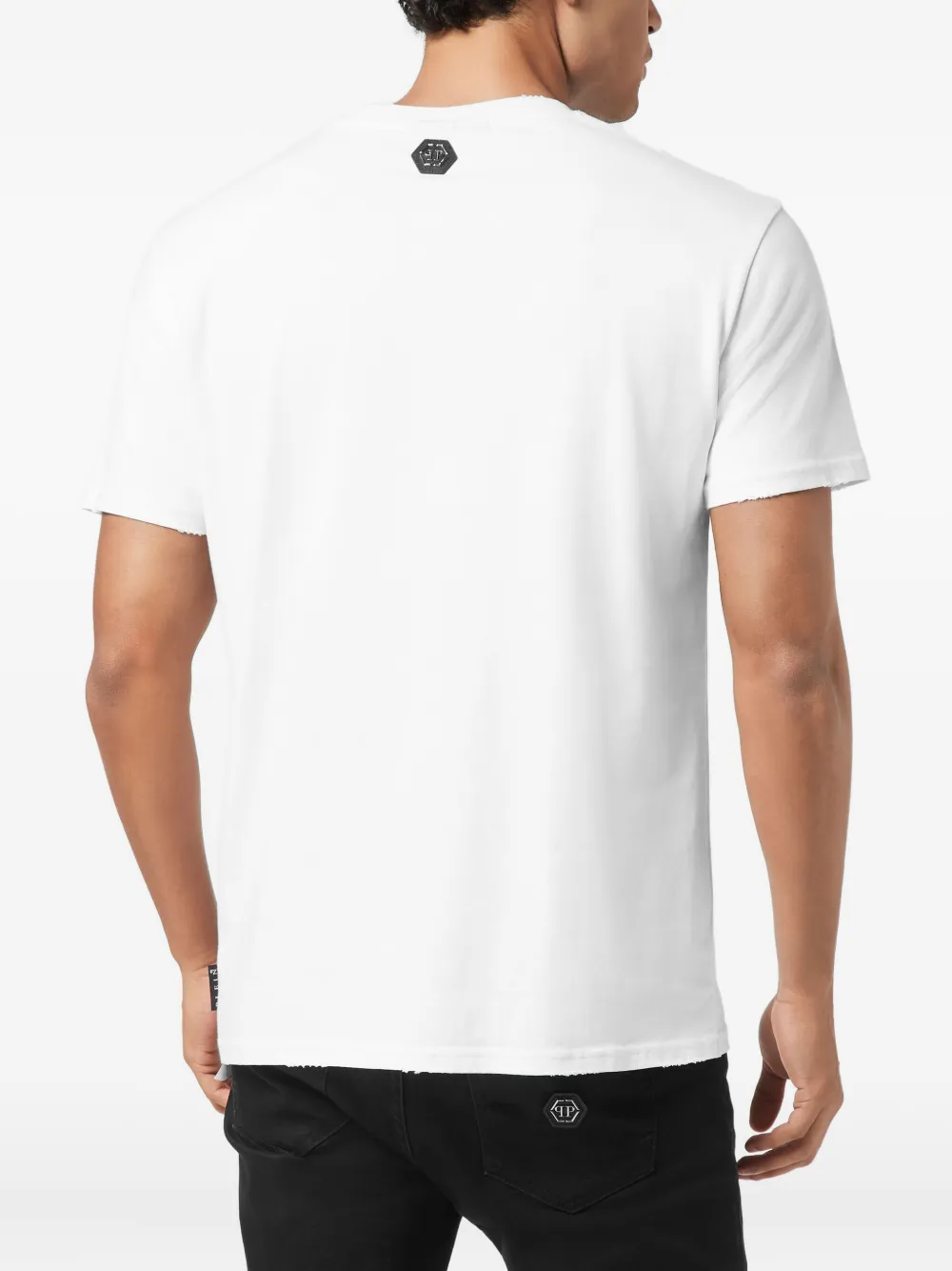 Philipp Plein Skull America T-shirt Wit