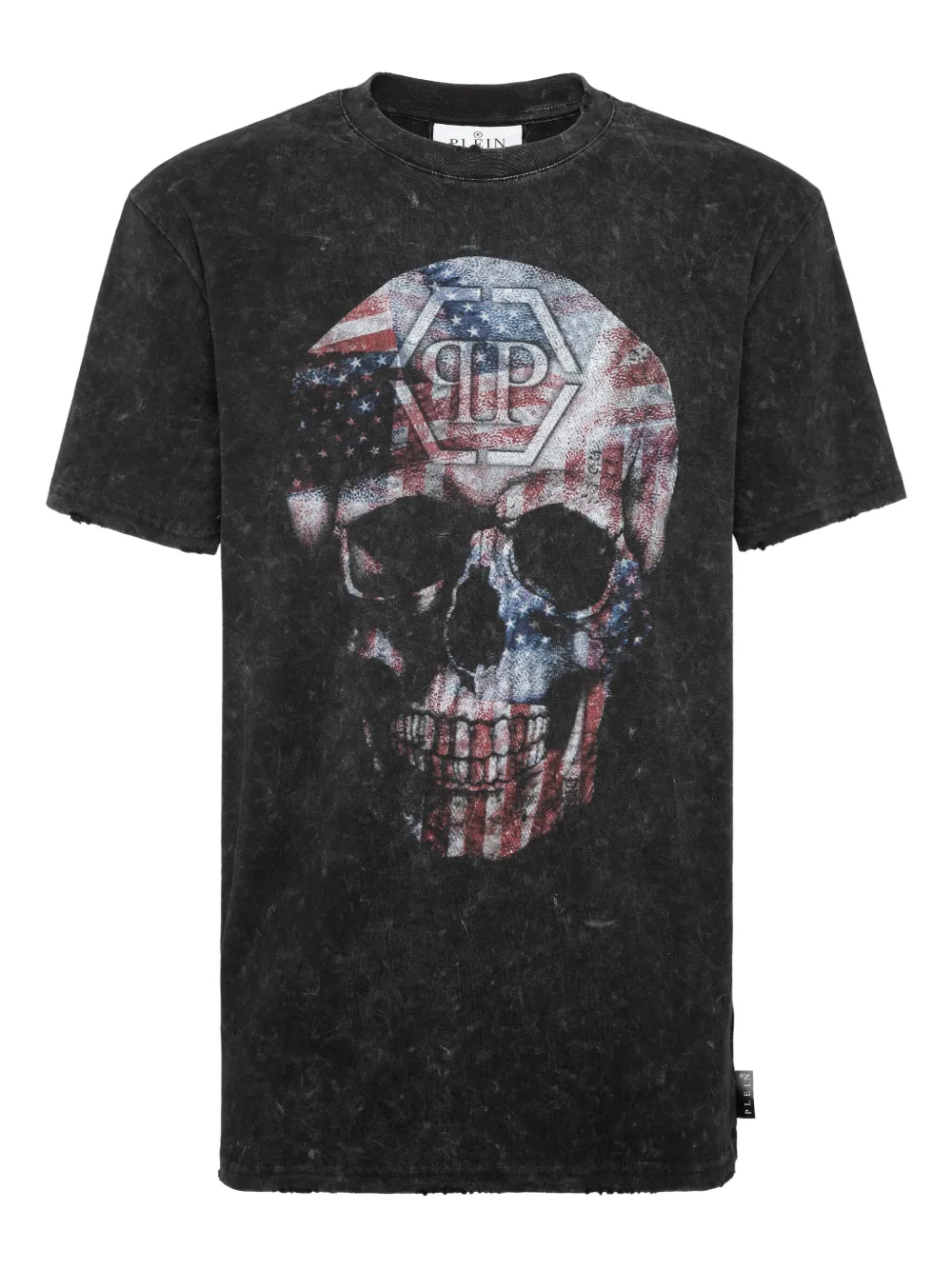 Philipp Plein T-shirt Skull America - Nero