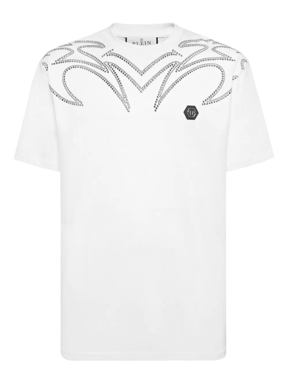Philipp Plein playera con detalles de strass | blanco | Image 1
