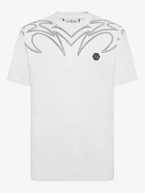 Philipp Plein Texas T-Shirt mit Nieten