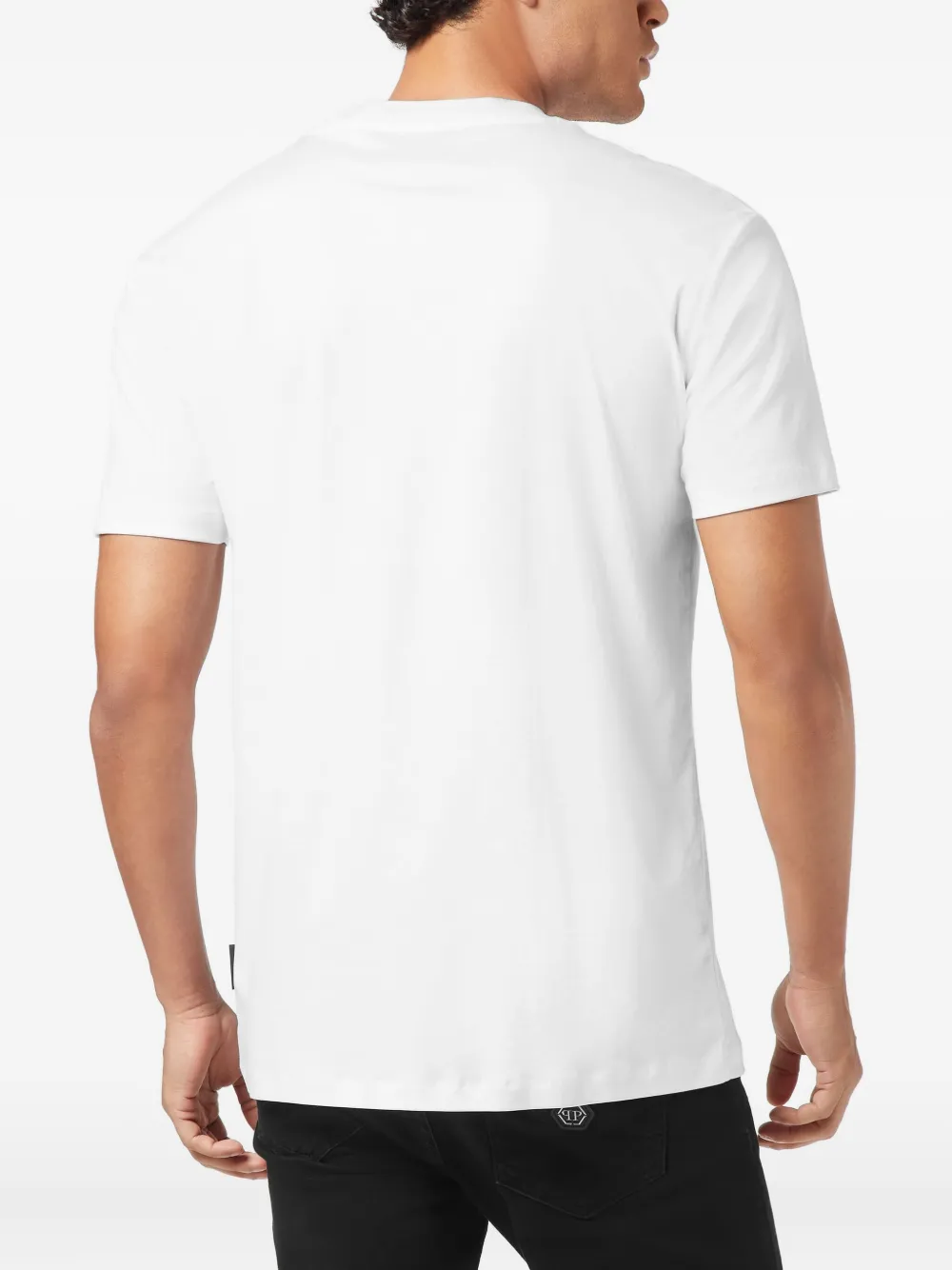 Philipp Plein T-shirt met logopatch Wit