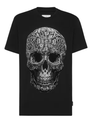 Philipp Plein skull-strass T-shirt | Black | FARFETCH ZA