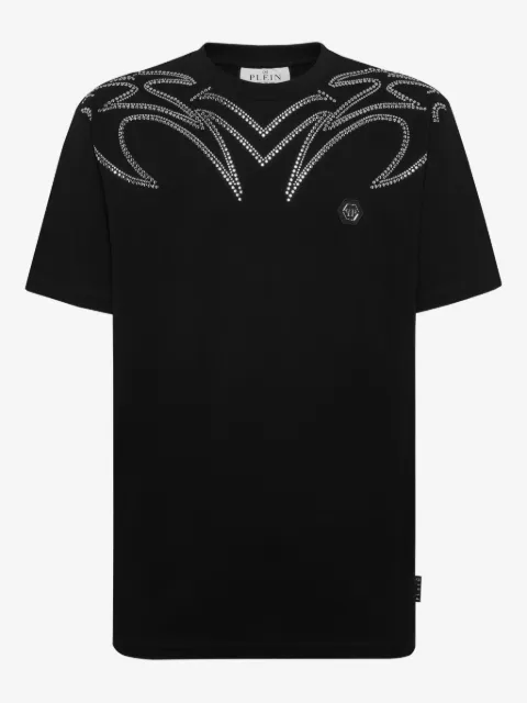 Philipp Plein Texas T-Shirt mit Nieten