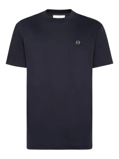 Philipp Plein logo-patch cotton T-shirt