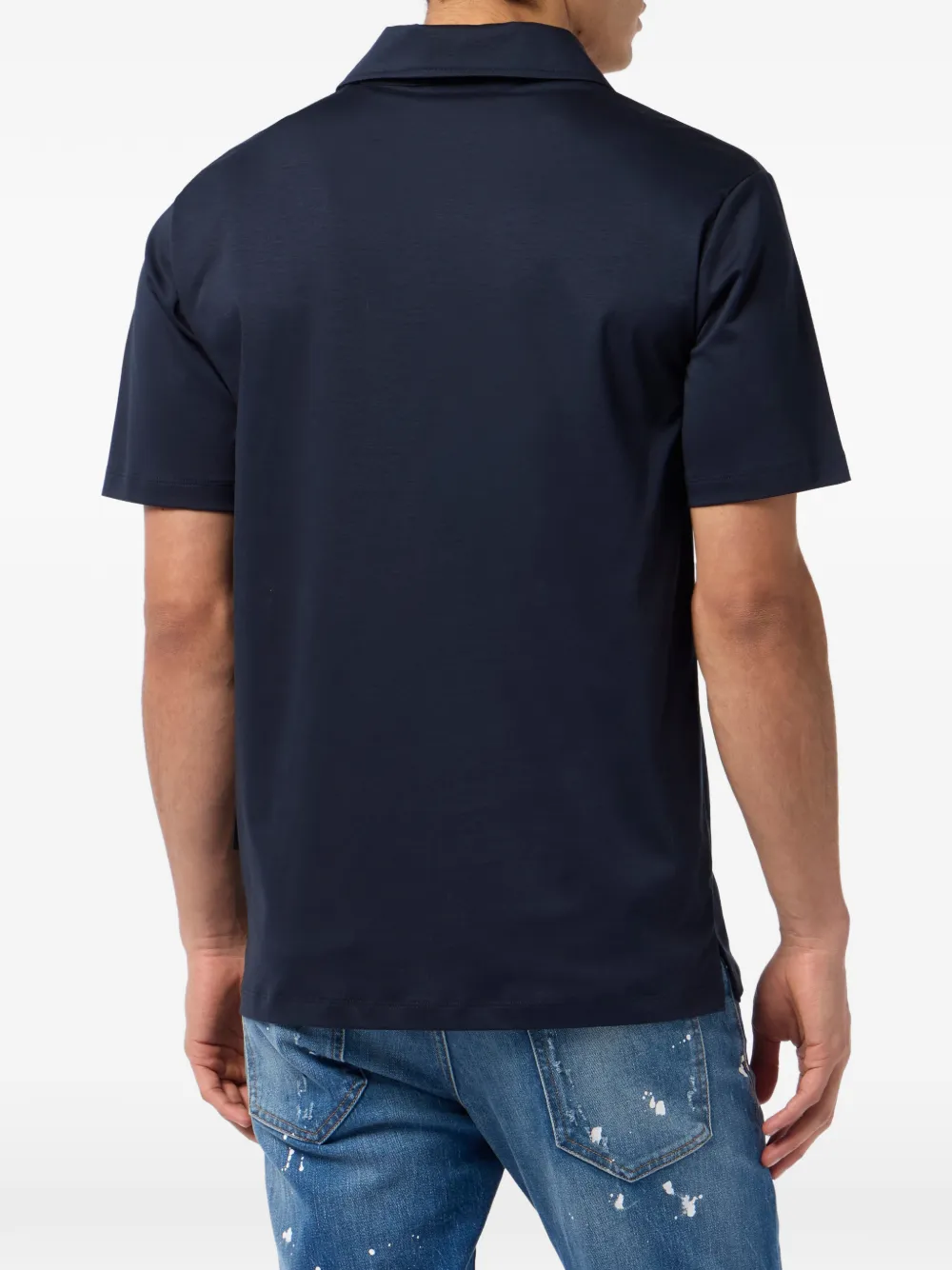 Philipp Plein Poloshirt met logo Blauw