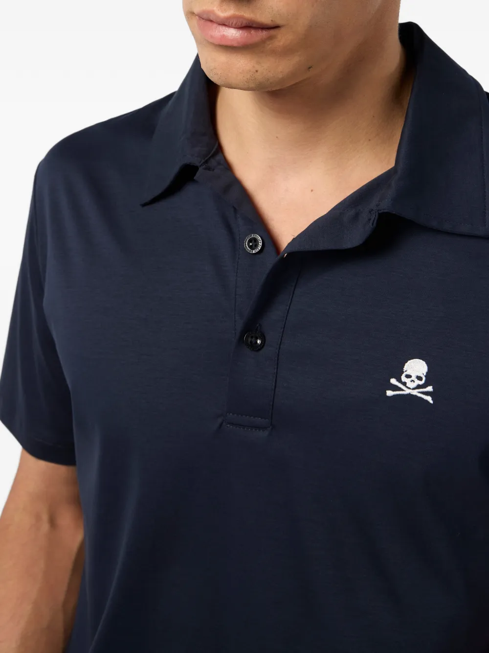 Philipp Plein Poloshirt met logo Blauw