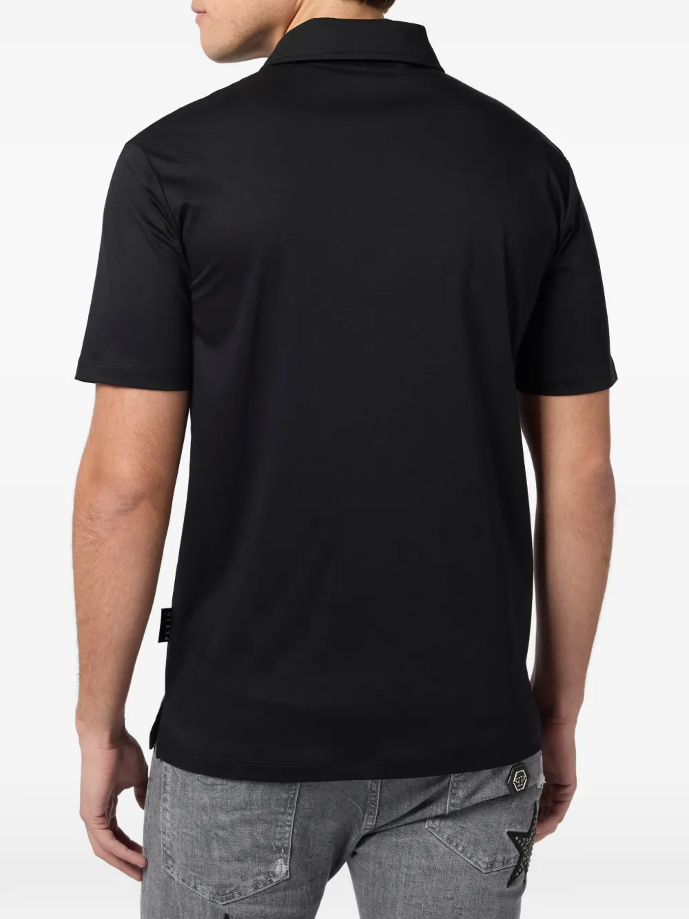 Philipp Plein Poloshirt met logo Zwart