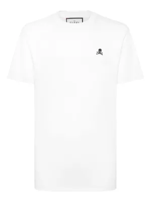 タイムセール　STONE  ホワイトシャツ ロゴパッチ付き Stone Island Compass-patch T-shirt | White | FARFETCH