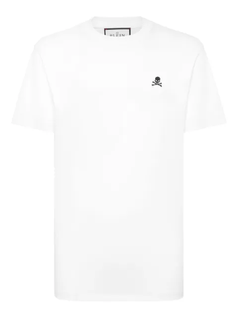 Philipp Plein T-Shirt mit Totenkopf-Stickerei
