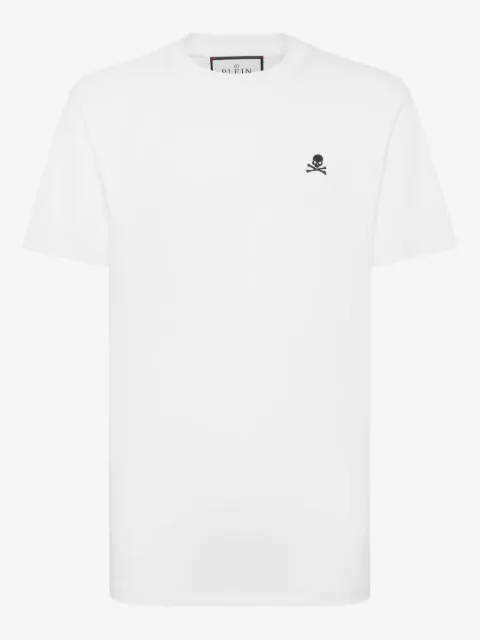 Philipp Plein playera con bordado de calavera