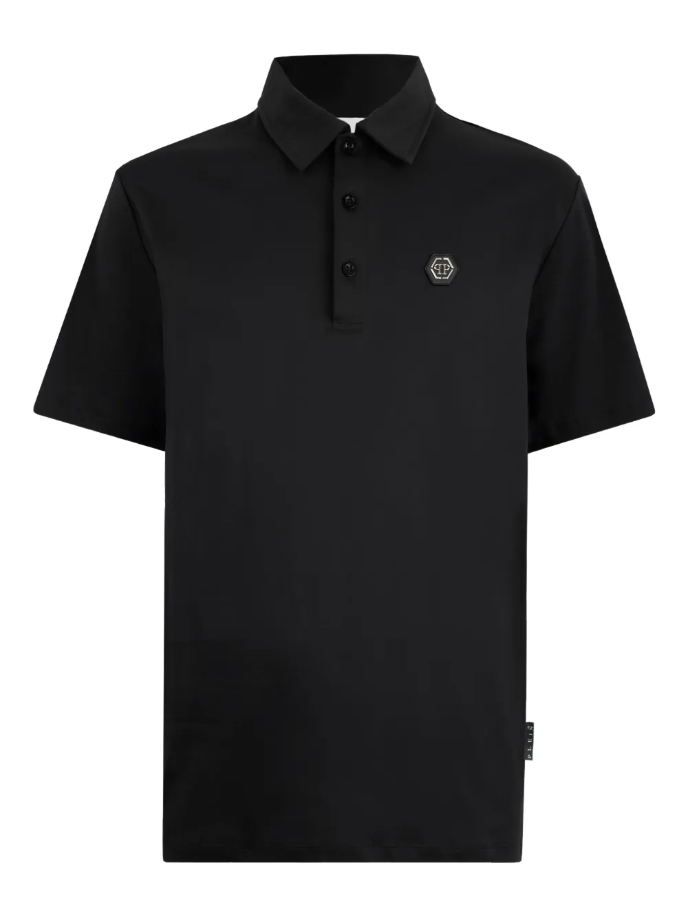 Philipp Plein hexagon-logo polo shirt - Nero