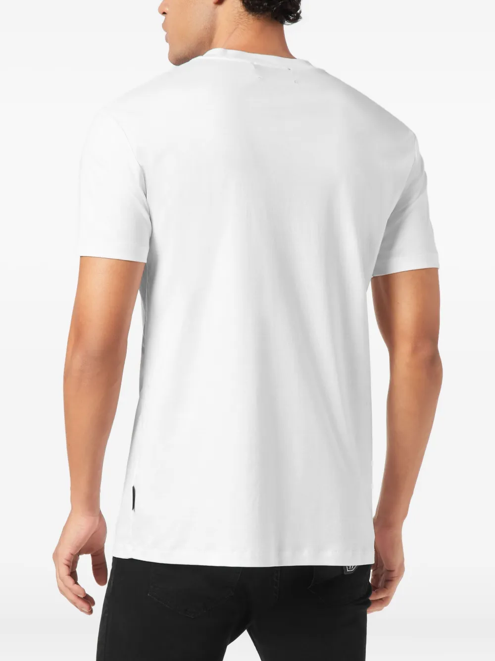 Philipp Plein T-shirt met V-hals Wit