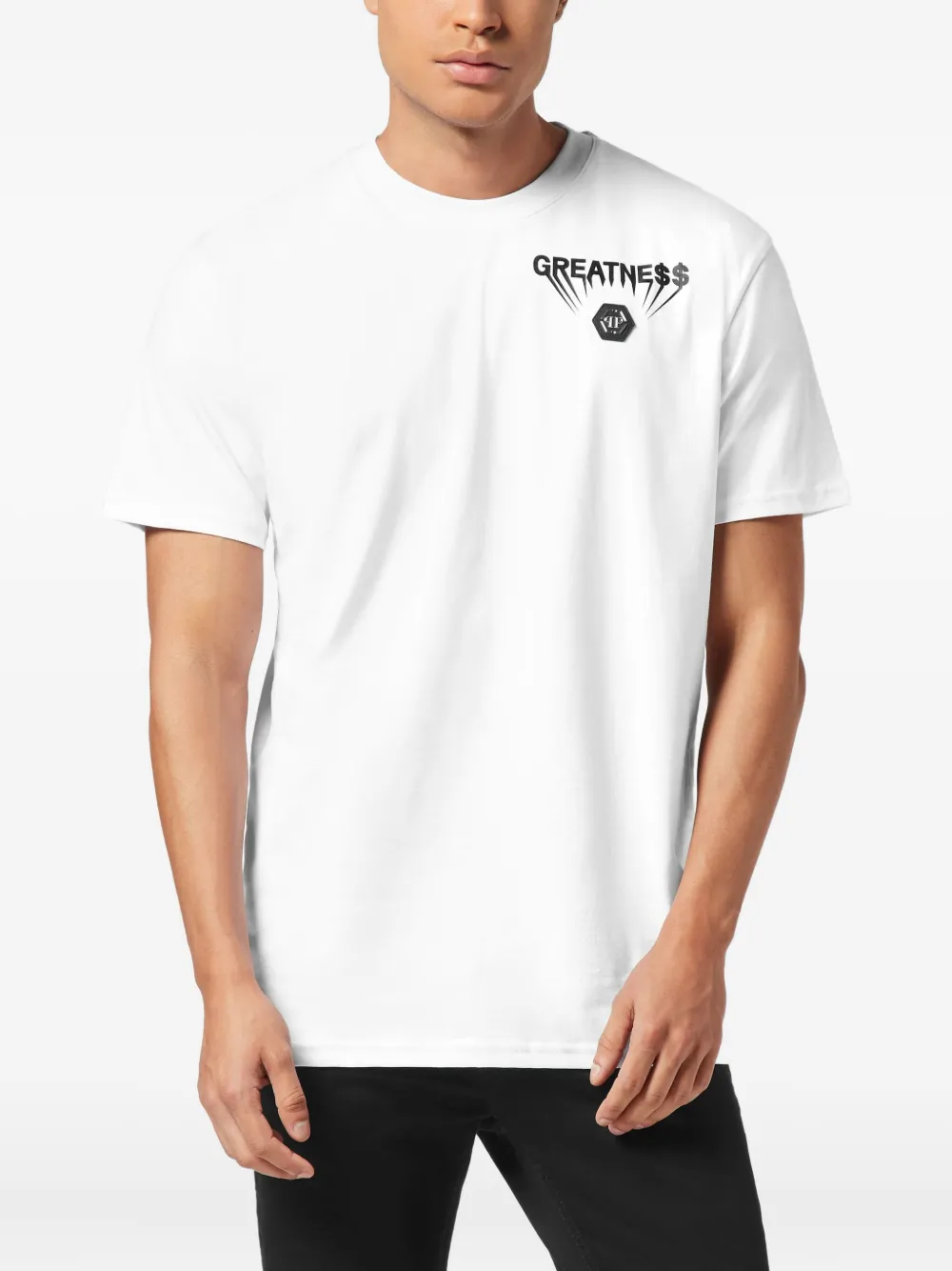 Philipp Plein playera con placa del logo | Playeras | Image 2