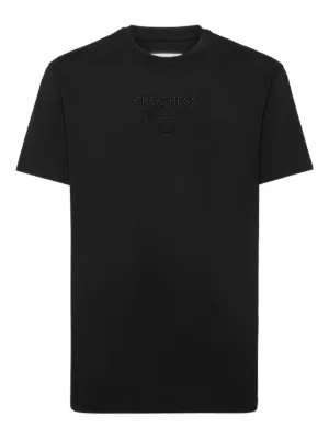 Moncler ロゴ入り ブラック Tシャツ Moncler Logo Cotton T-shirt | Black | FARFETCH