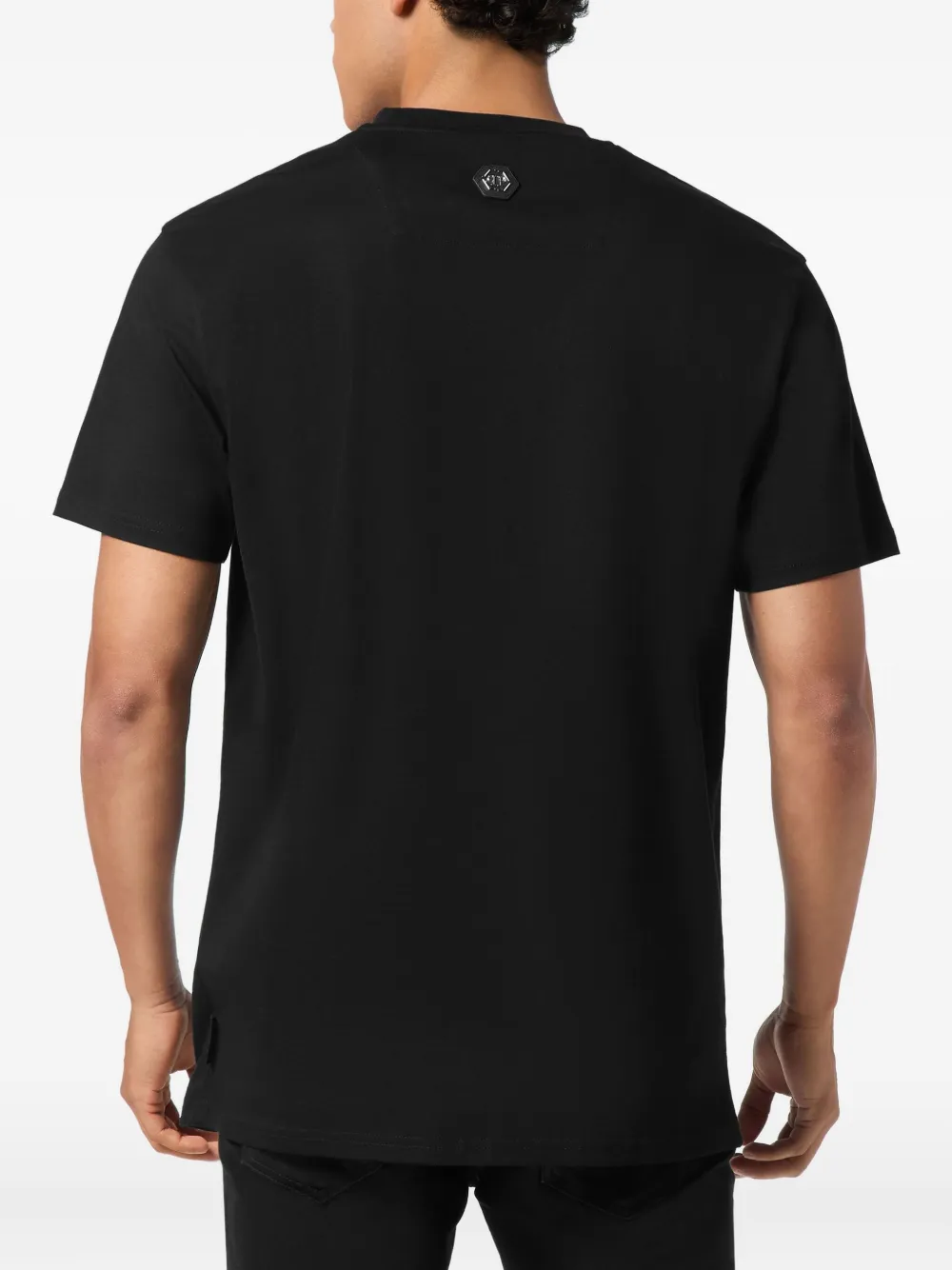 Philipp Plein T-shirt met geborduurd logo Zwart