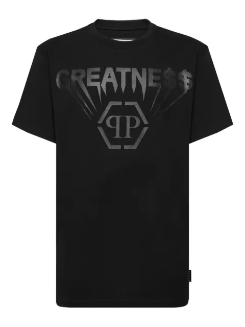 Philipp Plein greatness logo-print T-shirt