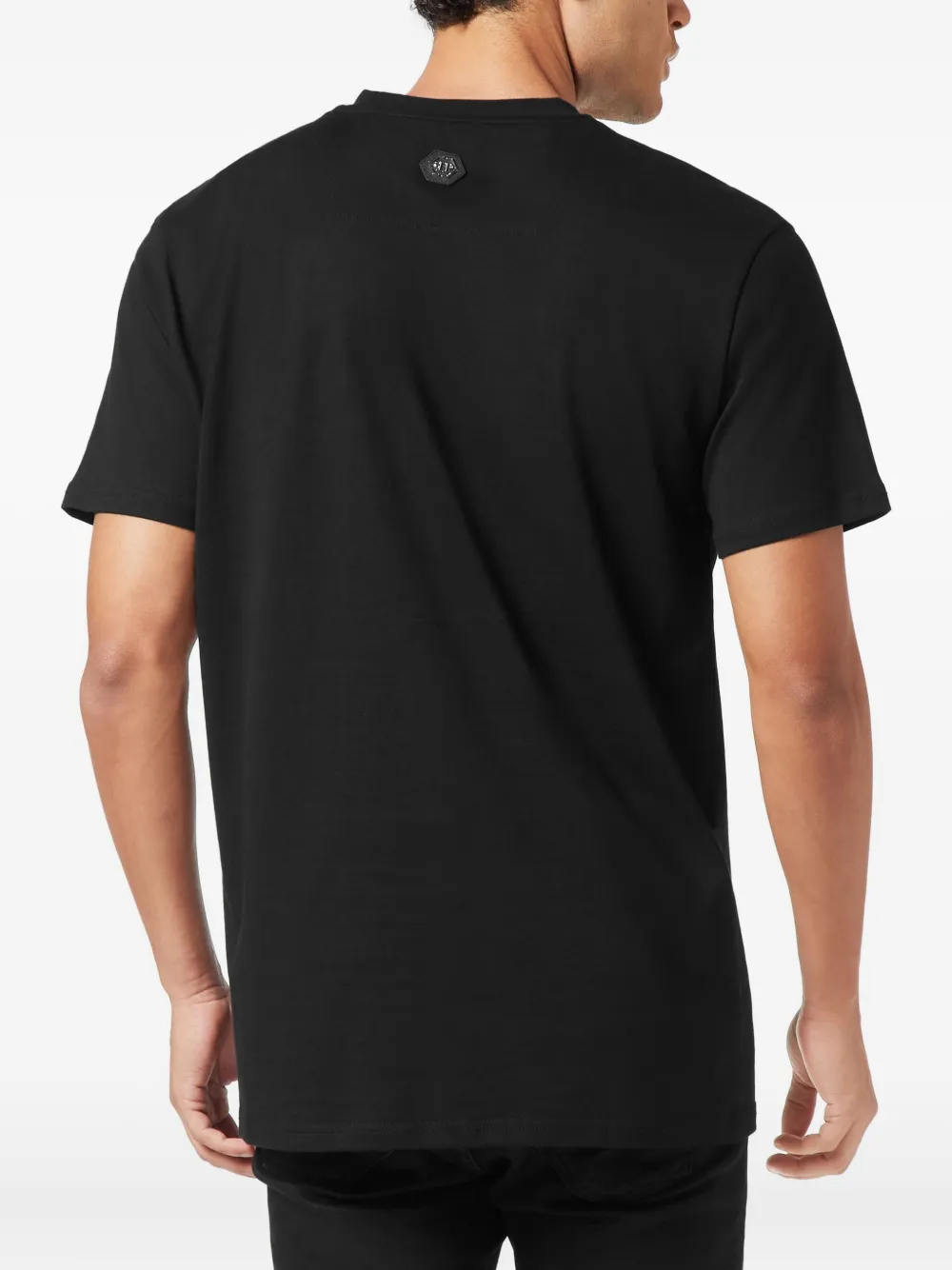 Philipp Plein T-shirt met geborduurd logo Zwart