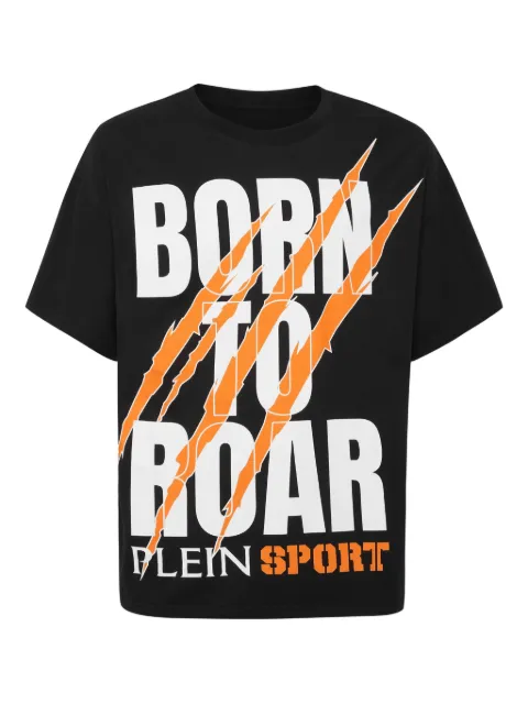 Plein Sport T-shirt med klo og roar-tryk