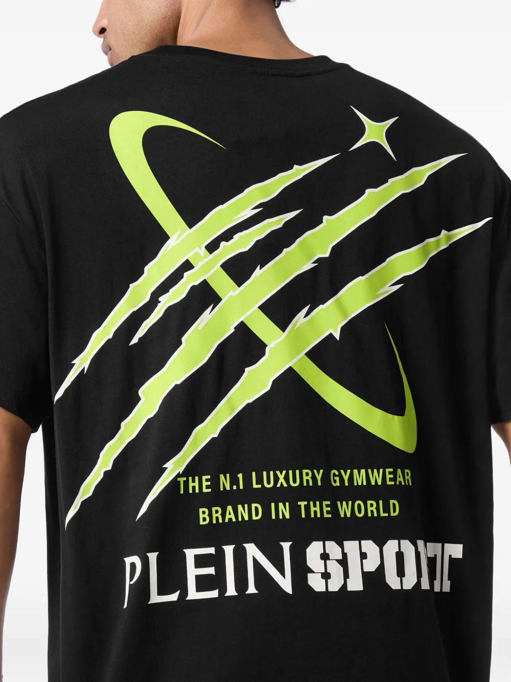 Plein Sport T-shirt met print Zwart