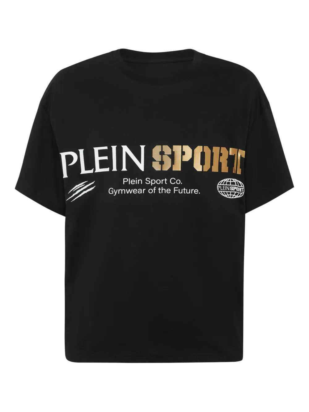 Plein Sport ロゴ Tシャツ - ブラック Plein Sport ロゴ Tシャツ - ブラック