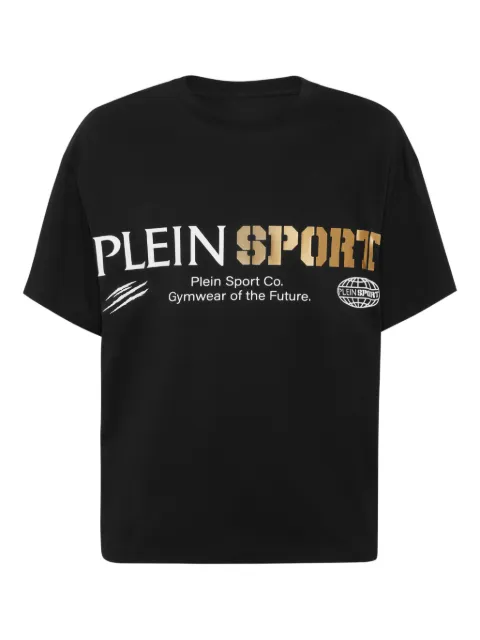 Plein Sport logo-print round-neck T-shirt