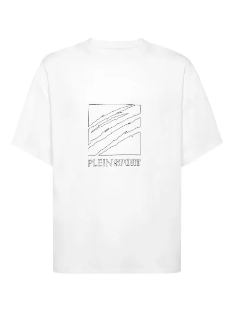 Plein Sport outline scratch logo T-shirt