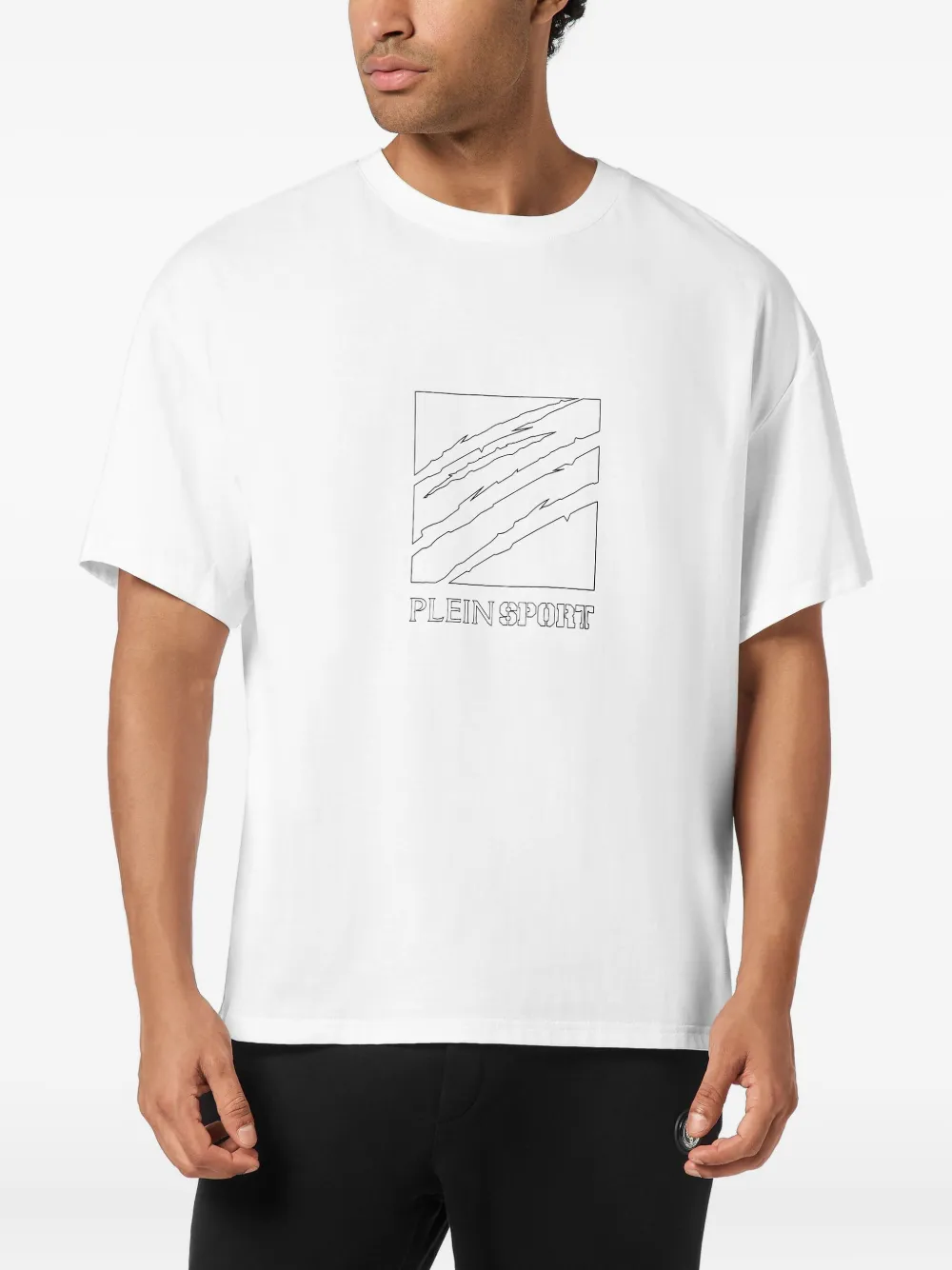 Plein Sport T-shirt met logo - Wit
