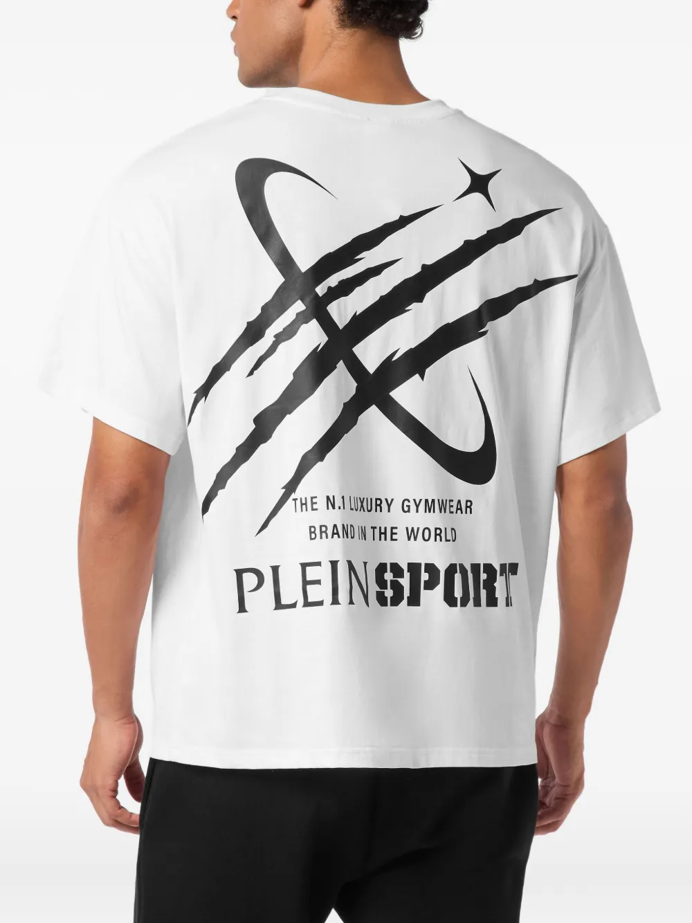 Plein Sport T-shirt met print Wit