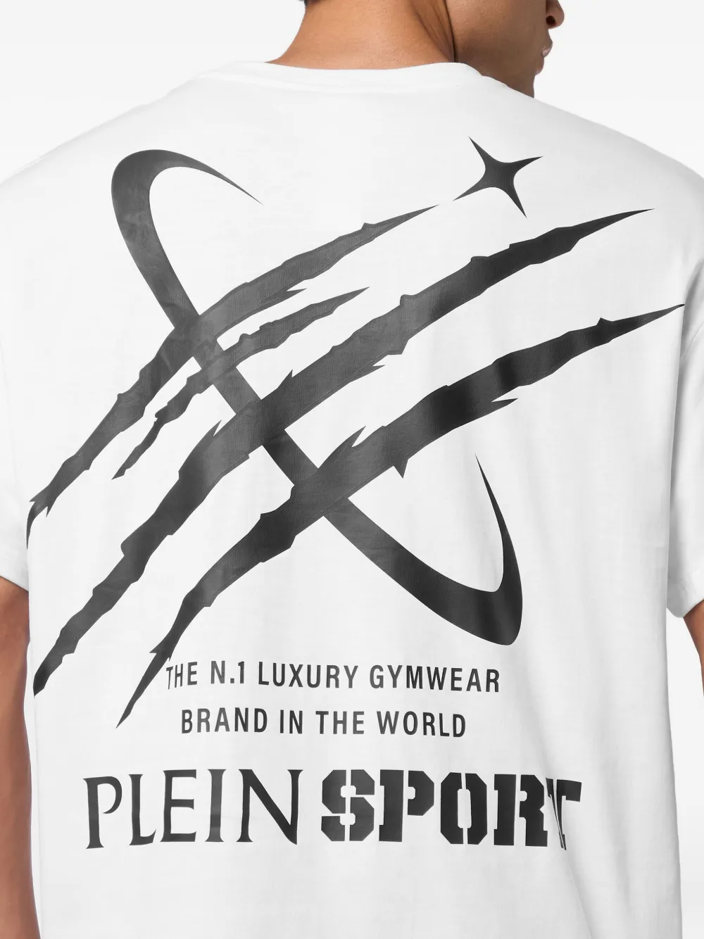Plein Sport T-shirt met print Wit