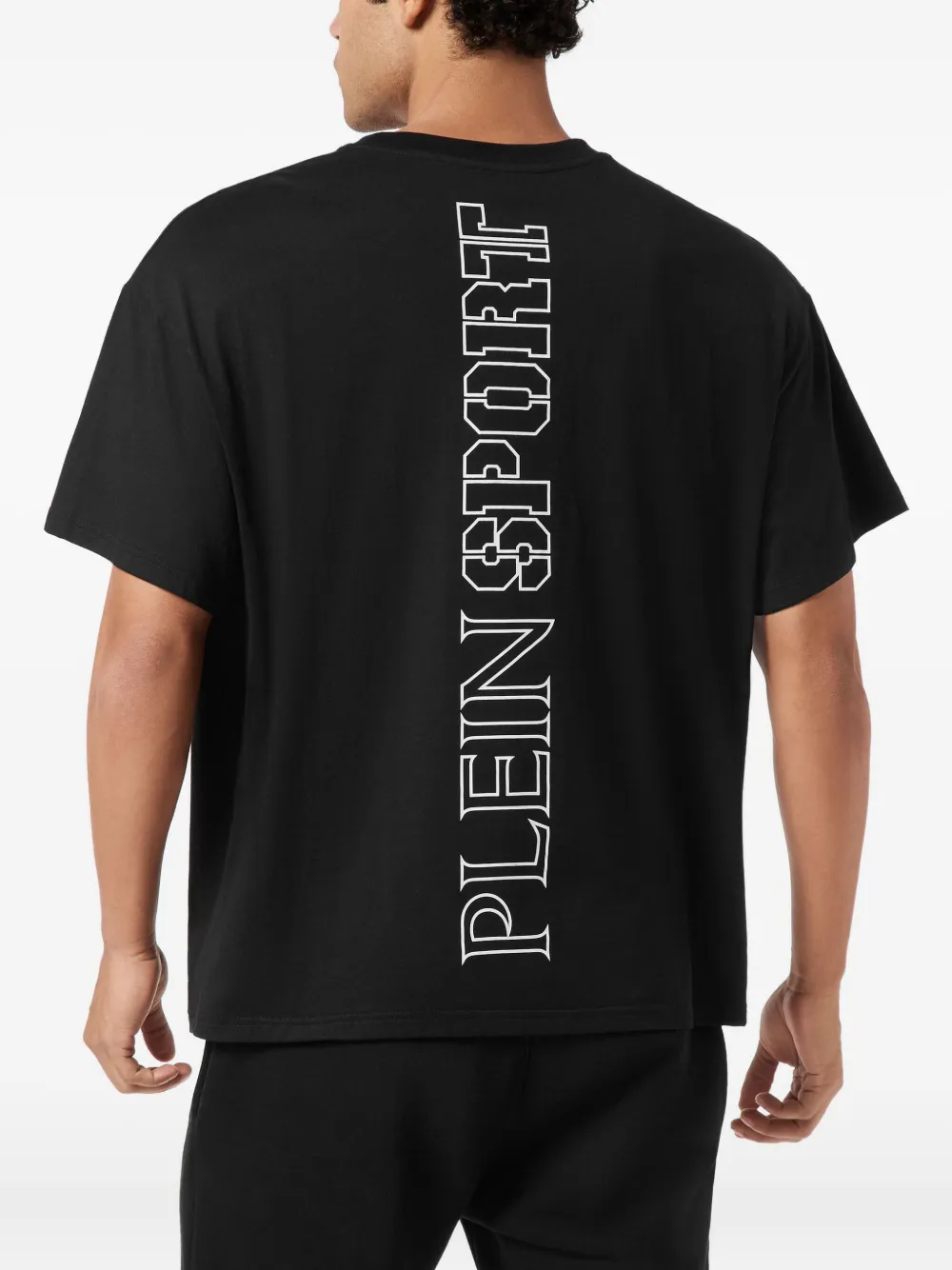 Plein Sport T-shirt met logo Zwart