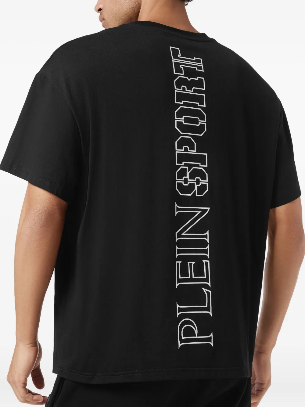 Plein Sport T-shirt met logo Zwart
