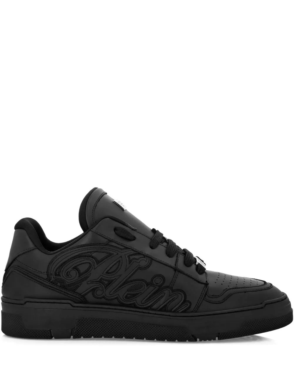 Philipp Plein logo-patch low-top sneakers Black