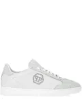Philipp Plein Mixed Monogram crocodile-effect sneakers - White