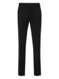 Billionaire pressed-crease trousers - Black