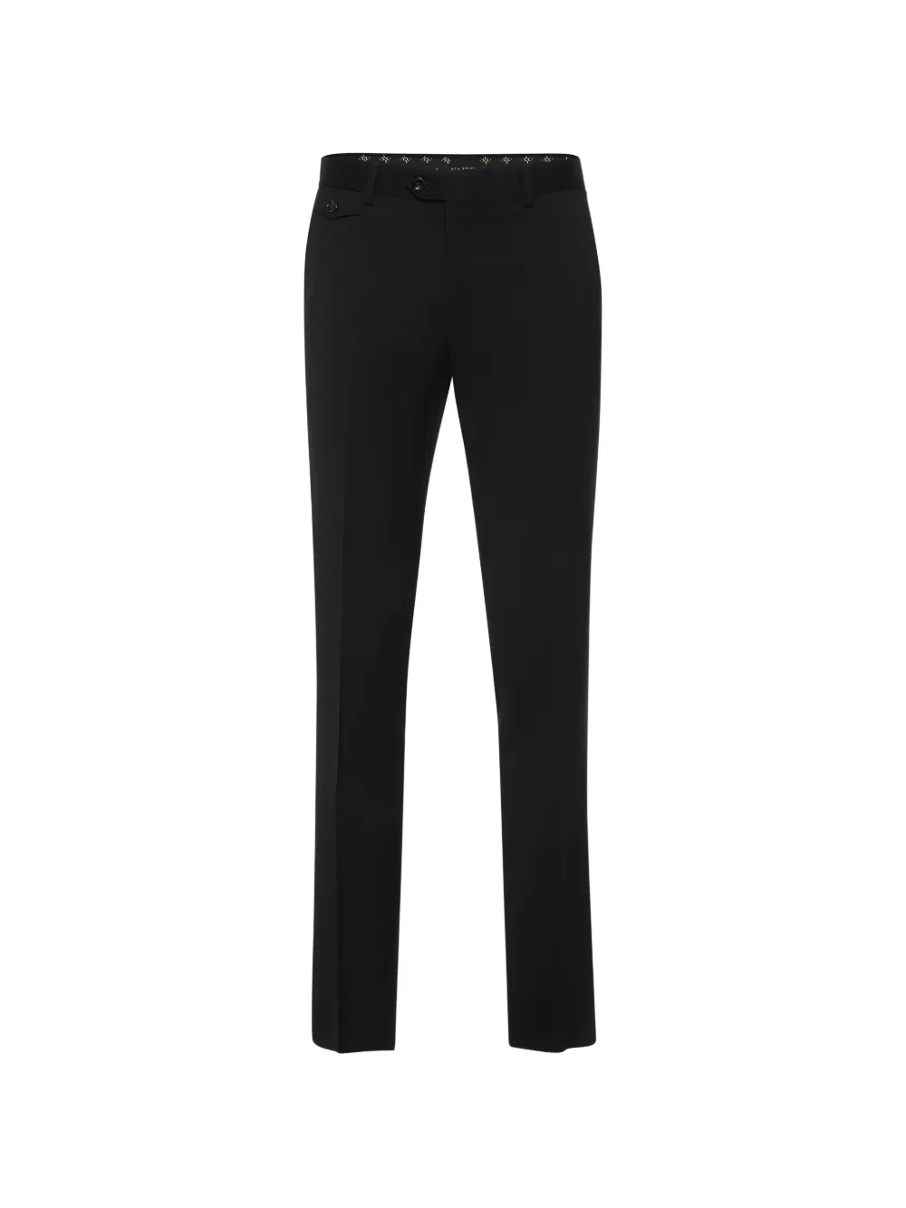 Billionaire pressed-crease trousers