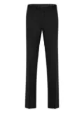 Billionaire pressed-crease trousers - Black