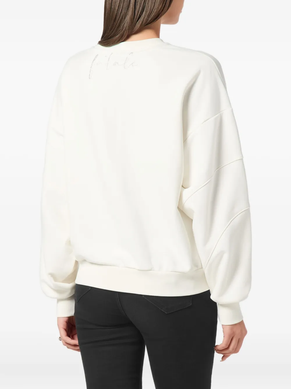 Philipp Plein logo round neck sweatshirt | Sweaters | Image 2