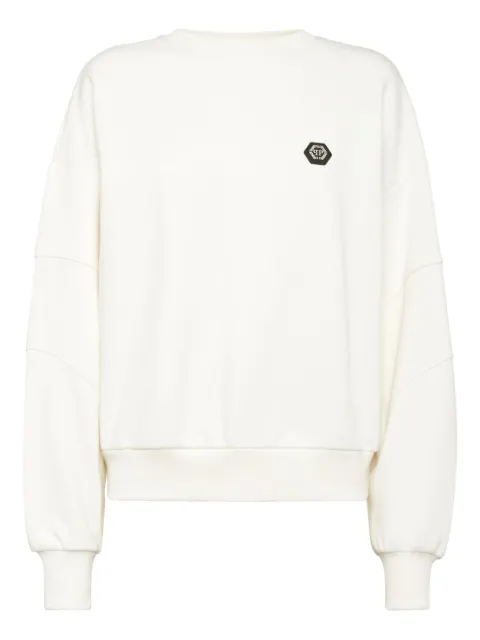 Philipp Plein logo round neck sweatshirt