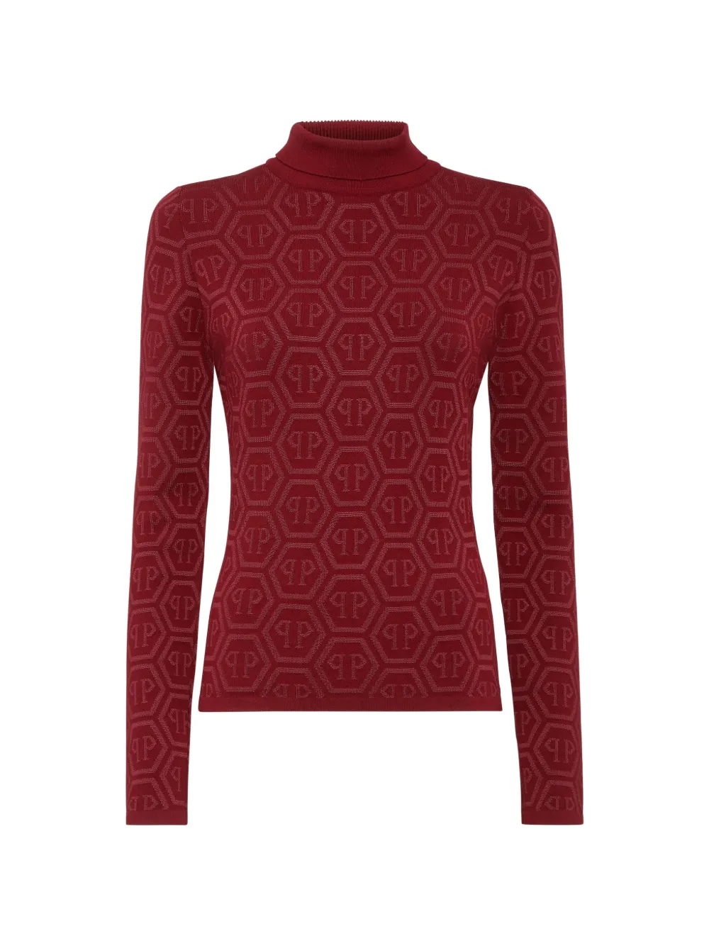 Philipp Plein Maglione a collo alto - Rosso