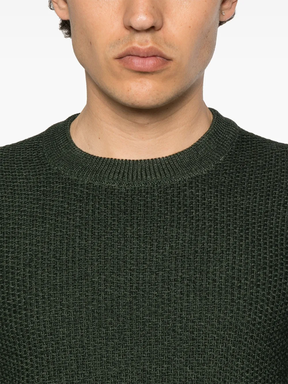 Tagliatore Trui van scheerwol Groen