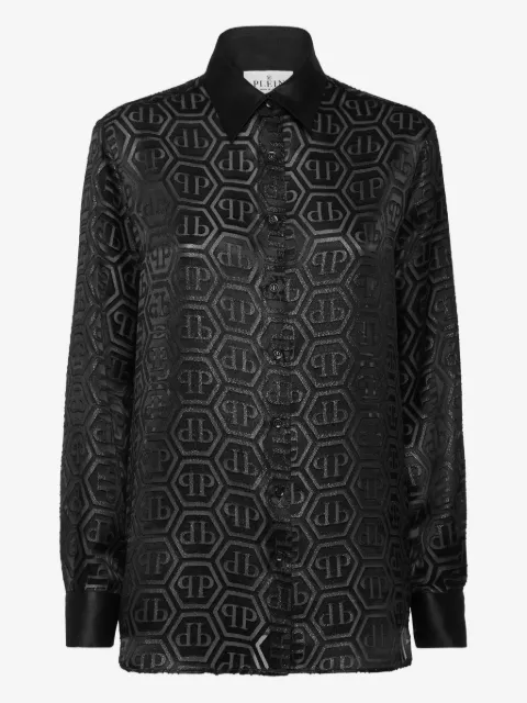Philipp Plein camisa con monograma