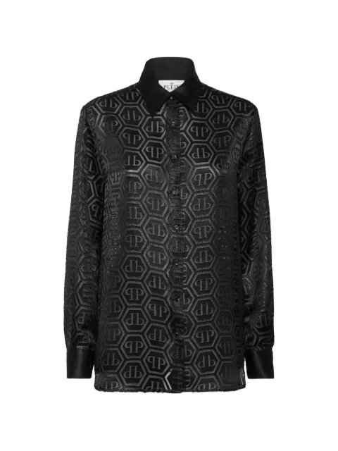 Philipp Plein monogram-pattern shirt 