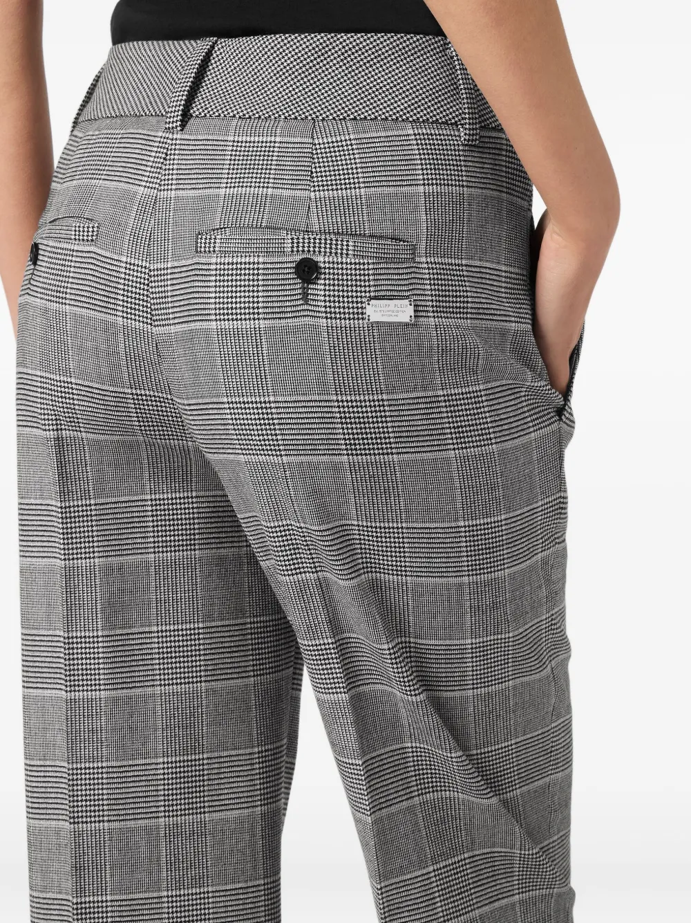 Philipp Plein Prince of Wales broek Grijs